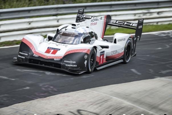 Porsche 919 Hybrid Evo auf Rekordfahrt am Nürburgring.  Foto: Auto-Medienportal.Net/Porsche